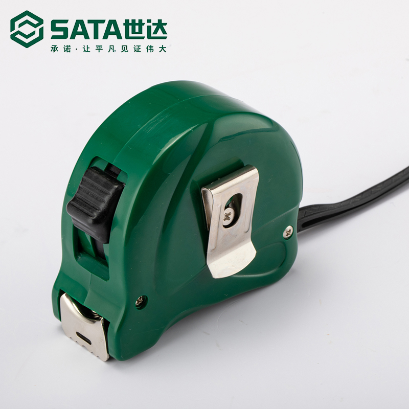 世达（SATA）钢卷尺2米宽13mm高精度测量工具木工装修不锈钢 91311A 