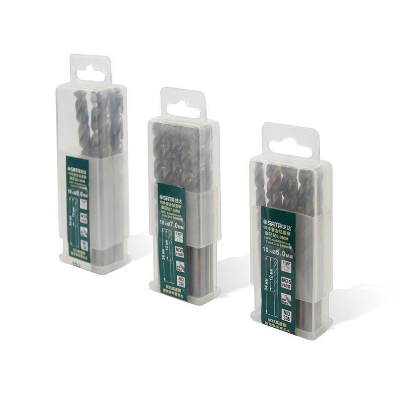 世达（SATA） 10件套耐磨直柄麻花钻1.0mm 52110 现货