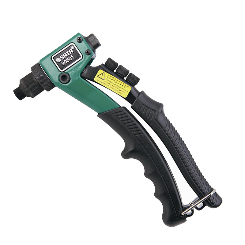 世达（SATA）单把铝合金拉铆枪8英寸210mm手用抽芯拉帽枪拉钉枪省力型 90