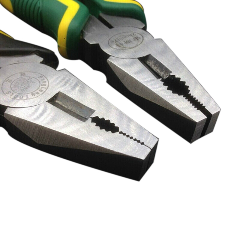 电工钳 省力钢丝钳 老虎钳平口钳子6寸/8寸电工工具 虎皮精品6寸钢丝钳