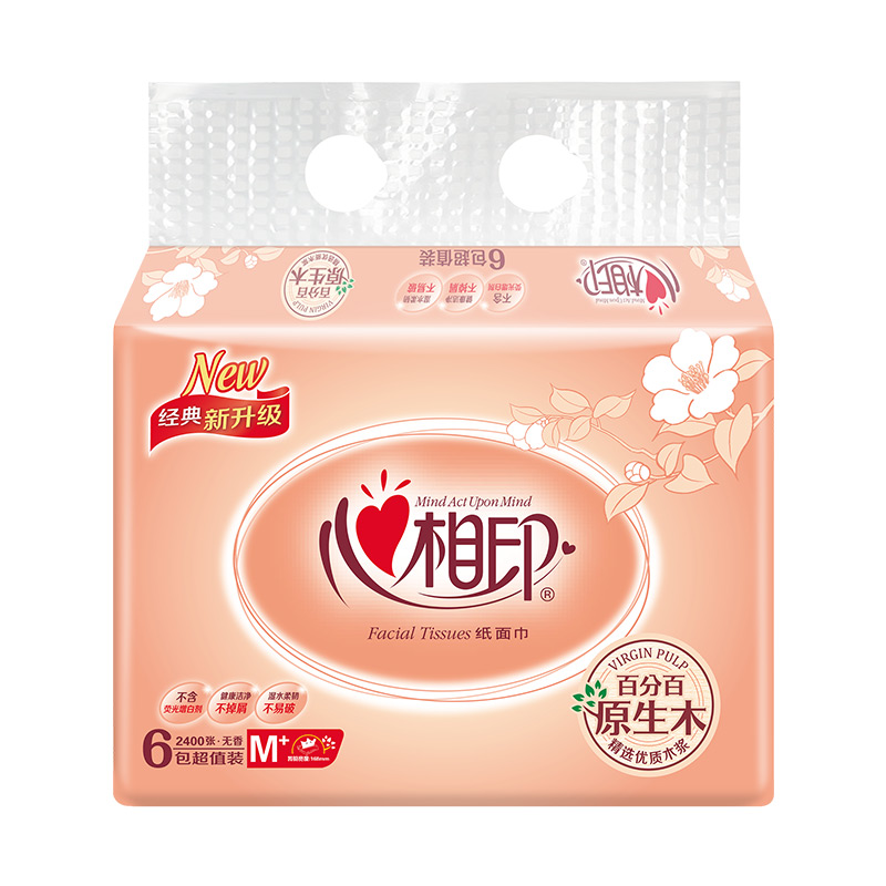生活日用 生活用纸 软装抽纸 心相印(mind act upon mind) https