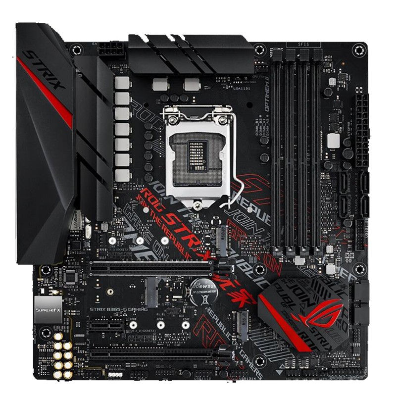 华硕(asus) rog strix b365-g gaming主板猛禽系列电竞主板-胜利科技