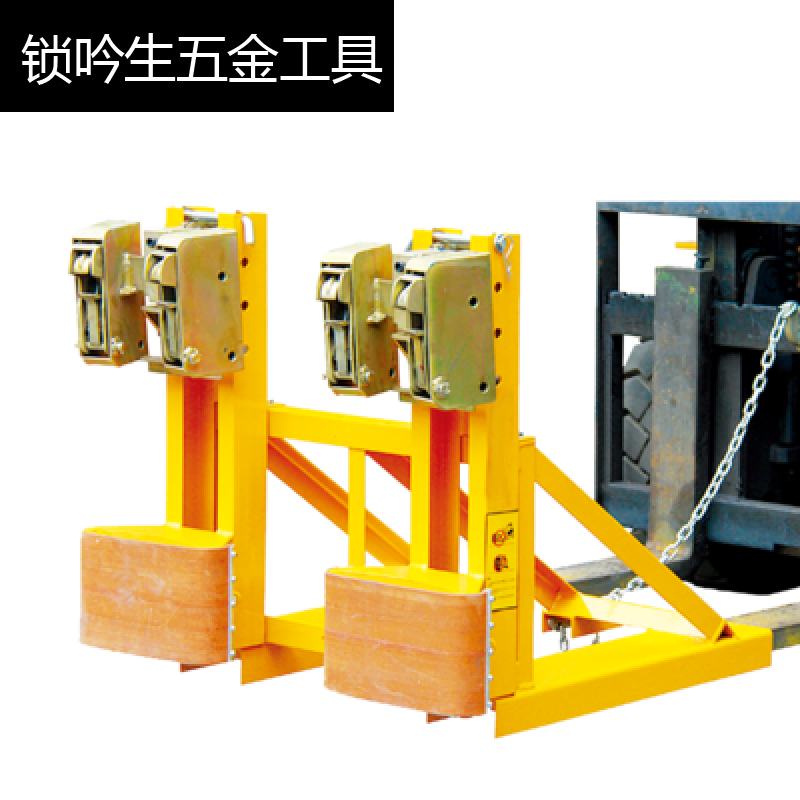 油桶夹具叉车油桶夹具一抓四叉车油桶夹卸桶器鹰嘴钩化工油桶搬运堆高卸车属具 DG7