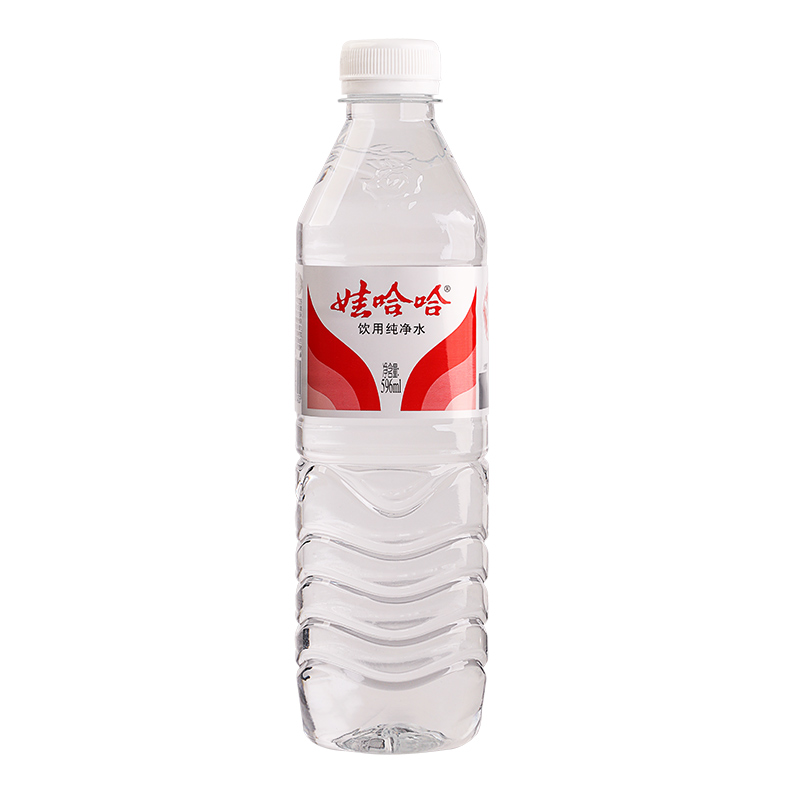 娃哈哈 纯净水饮用水 596ml*24瓶 整箱水(新老包装随机发货)-山东叁合