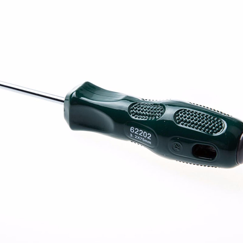 世达（SATA）62202 A系列一字强磁螺丝刀 起子改锥铬钒钢3.2x75mm