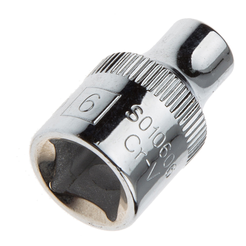 钢盾 S010606 络钒钢套筒10mm系列公制6角标准套筒SD S010606