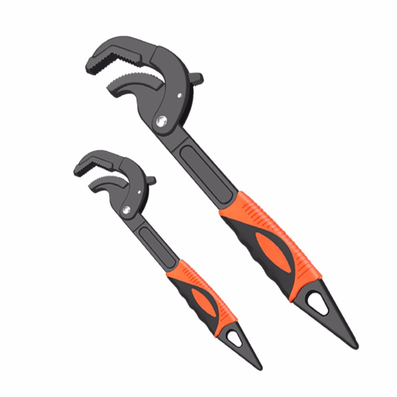 工蜂万能快速扳手大小号两件套多功能活口扳手开管钳工具 万能活口扳手小号