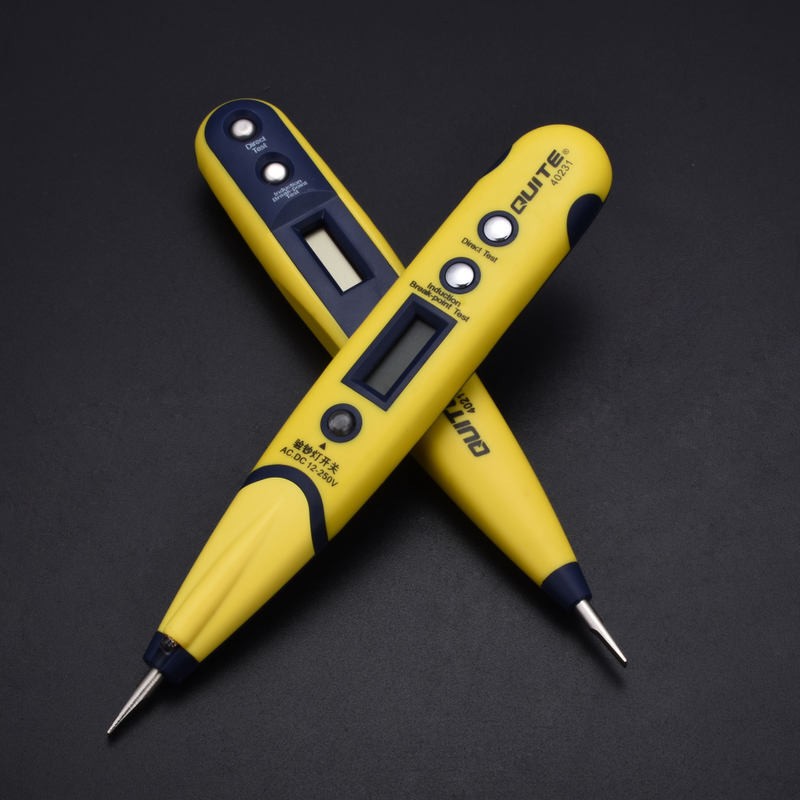 奇特（Quite）多功能数显感应测电笔线路零火线检测高压感应自检断点 40221