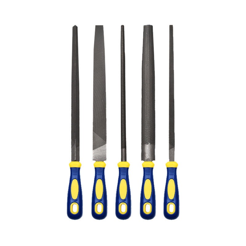 奇特（Quite）金属锉刀三角钢锉中齿三棱扁方圆形木工文玩锉刀打磨工具套装 59