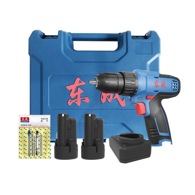 东成锂电钻WJZ1201S手电钻充电式电动螺丝刀起子机多功能家用电钻