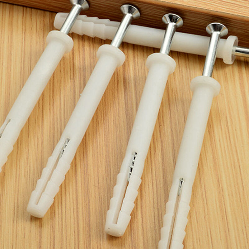 工蜂 塑料膨胀管螺丝 橱柜吊柜加长自攻螺丝配膨胀管 长度35MM 膨胀管螺丝