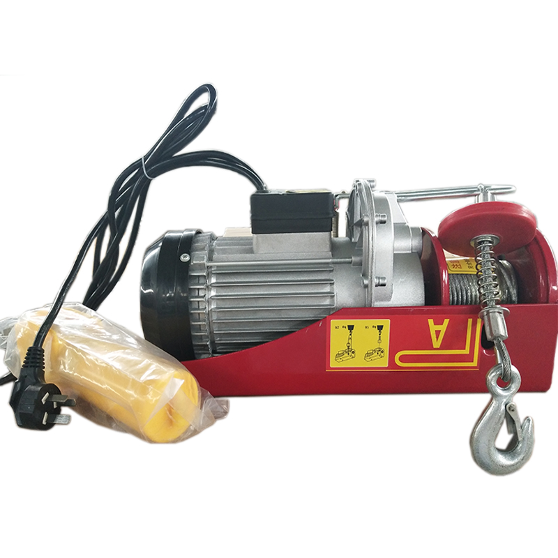 定制微型电动葫芦220V小型0.5吨家用小吊机无线遥控装修起重提升机 100-2