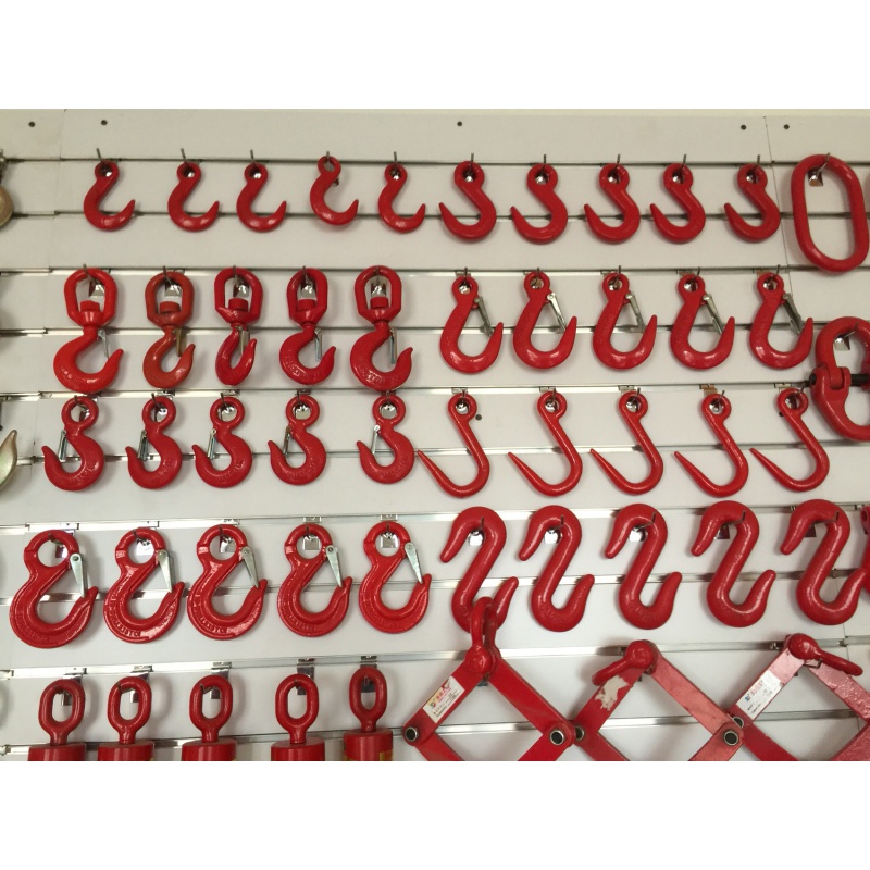 定制大开口吊钩吊环钢管钩美式货钩吊车行车起重吊具索具环眼挂钩5吨 1吨钢管钩