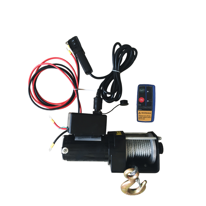 定制电动绞盘12v车载小吊机24v电葫芦卷扬机汽车牵引机越野车自救绞盘 12V 