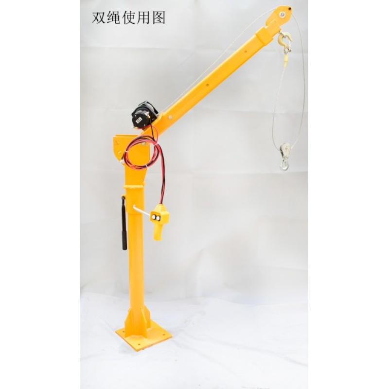 定制车载吊机12v 随车吊24V车用吊机220V电葫芦货车起重机手动吊机1吨 1