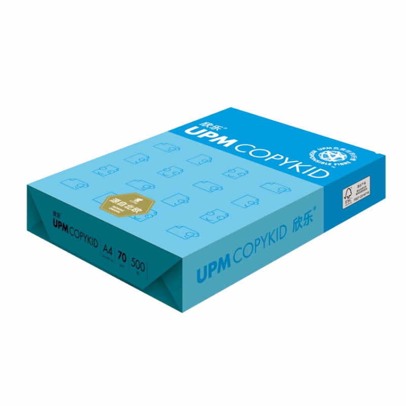 UPM藍欣樂A4復印紙（70克） 500張/包 8包裝/4000張/箱