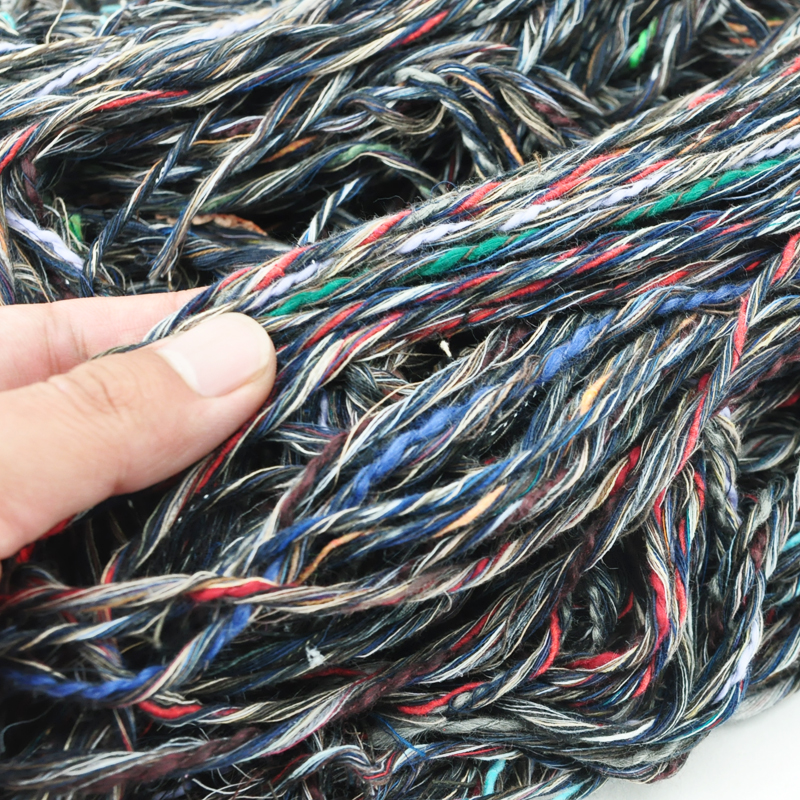 兰诗(lautee)dm-180 混色棉线拖把 酒店物业商用老式木杆圆头拖把